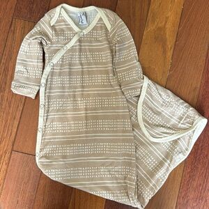 Copper Pearl Newborn Knotted Gown